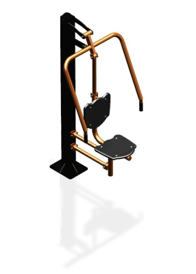 Уличный тренажер "Жим от груди одинарный" УТ 111 в Южно-Сахалинске