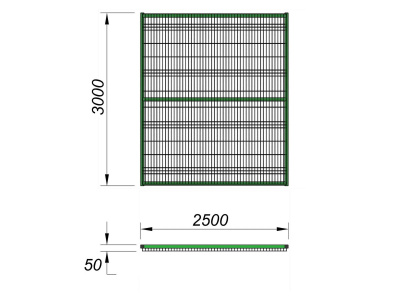Ограждение спортивной площадки 2500х3000 МАФ 5103 в Южно-Сахалинске