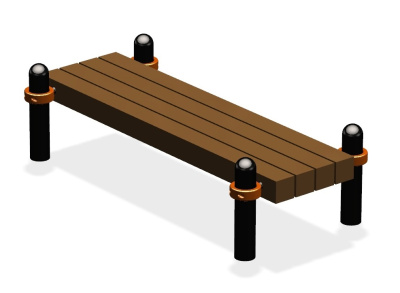 Воркаут скамья ВС-38 в Южно-Сахалинске