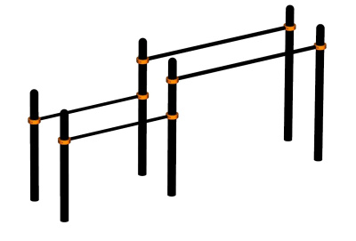 Брусья разновысокие ВС-15 в Южно-Сахалинске