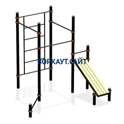 Спортивный комплекс для воркаут ВС-29 в Южно-Сахалинске