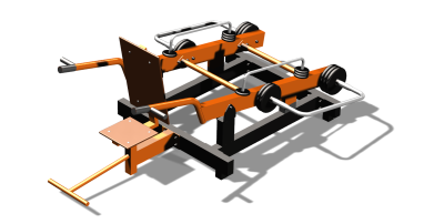 Силовой уличный тренажер  "Трицепс"  УТ424 в Южно-Сахалинске
