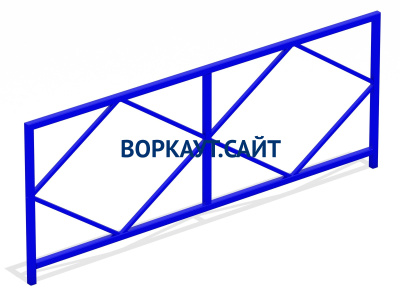 Ограждение площадки МАФ 5001 в Южно-Сахалинске