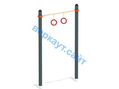 Турник с кольцами ВС-7 в Южно-Сахалинске Турник с кольцами ВС-7 в Южно-Сахалинске