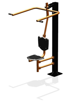 Уличный тренажер "Верхняя тяга одинарный" УТ 114 в Южно-Сахалинске