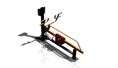 Силовой уличный тренажер  "Гребная тяга"  УТ414 в Южно-Сахалинске