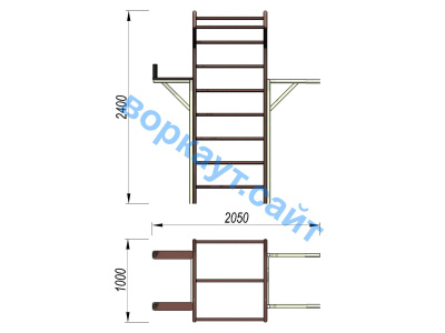 Детский спортивный комплекс 3 в 1 ДСК 3103 в Южно-Сахалинске
