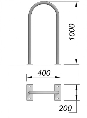 Велопарковка МАФ 6001 в Южно-Сахалинске