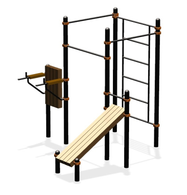 Спортивный комплекс воркаут ВС-64 в Южно-Сахалинске
