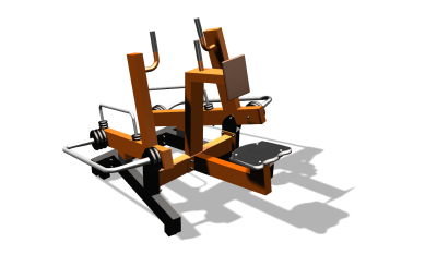 Силовой уличный тренажер  "Рычажная тяга"  УТ419 (тренажер находится на оптимизации у производства  и внешне может отличится от заявленной картинки в Южно-Сахалинске