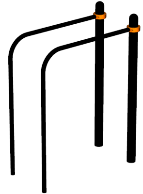 Воркаут брусья приставные ВС-39 в Южно-Сахалинске