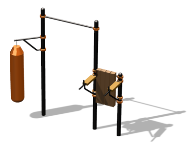 Спортивный комплекс воркаут ВС-148 в Южно-Сахалинске