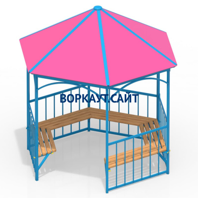 Беседка с лавками МАФ 4120 в Южно-Сахалинске