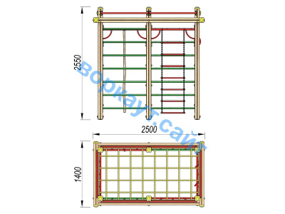 Детский спортивный комплекс ДСК 3108 в Южно-Сахалинске