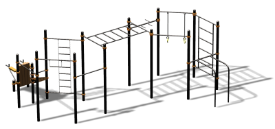 Спортивный комплекс воркаут ВС-86 в Южно-Сахалинске