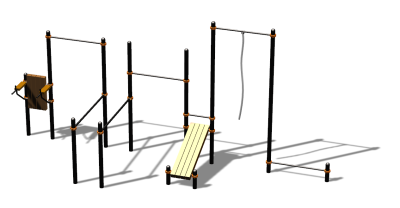 Спортивный комплекс воркаут ВС-90 в Южно-Сахалинске