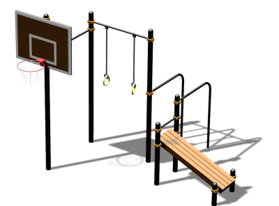 Спортивный комплекс воркаут ВС-143 в Южно-Сахалинске