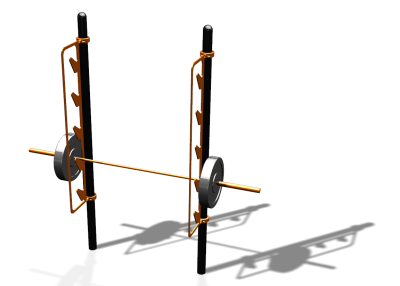 Спортивный комплекс воркаут ВС-84 в Южно-Сахалинске
