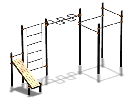 Спортивный комплекс воркаут ВС-74 в Южно-Сахалинске
