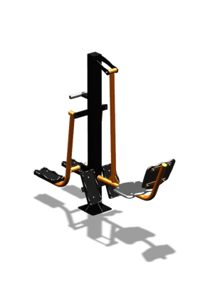 Уличный тренажер "Жим ногами Шпагат" УТ315 в Южно-Сахалинске