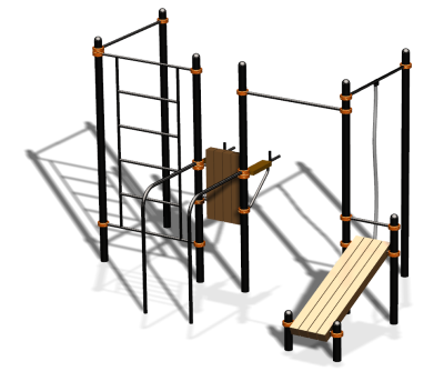 Спортивный комплекс воркаут ВС-145 в Южно-Сахалинске