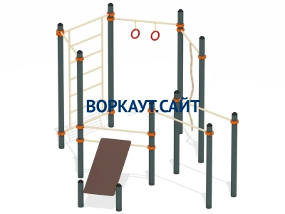 Спортивный комплекс воркаут ВС-49 в Южно-Сахалинске