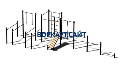 Спортивный комплекс воркаут ВС-83 в Южно-Сахалинске