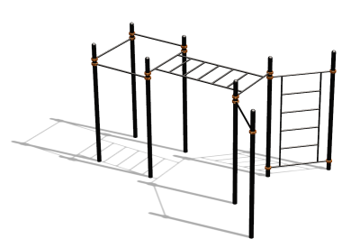 Спортивный комплекс воркаут ВС-117 в Южно-Сахалинске
